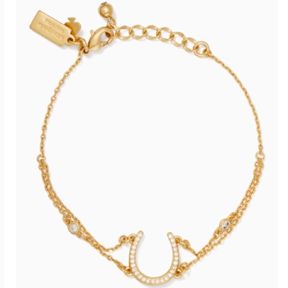 kate spade Jewelry - NWT ✨ Kate Spade Wild Ones Pave Horseshoe Bracelet